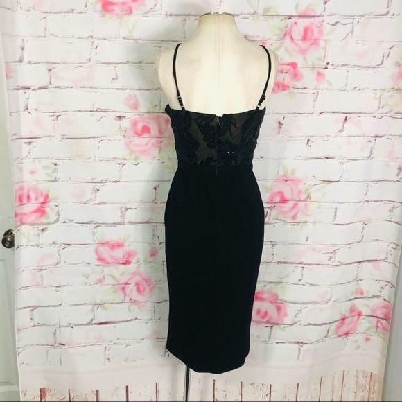 Dress the Pop Giulia Sequin Bodice Crepe Sheath - Picture 8 of 15